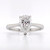 Platinum 1.55ct Lab Grown Pear Diamond Solitaire Ring murray co jewellers belfast