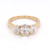18ct Yellow Gold 1.50ct Lab Grown Oval Diamond 3 Stone Ring murray co jewellers belfast
