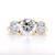18ct Yellow Gold 3.00ct Lab Grown Round Brilliant Diamond 3 Stone Ring murray co jewellers belfast