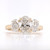 9ct Yellow Gold 2.25ct Lab Grown Oval Diamond 3 Stone Ring murray co jewellers belfast