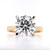 18ct Yellow Gold 4.06ct Lab Grown Round Brilliant Diamond Solitaire Ring murray co jewellers belfast
