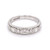 Platinum 0.88ct Round Brilliant & Baguette Diamond Fancy Shaped Ring murray co jewellers belfast