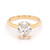 18ct Yellow Gold 2.06ct Lab Grown Oval Diamond Solitaire Ring murray co jewellers belfast