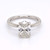 Platinum 2.19ct Lab Grown Oval Diamond Hidden Halo Solitaire Ring murray co jewellers belfast
