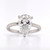 Platinum 2.08ct Lab Grown Pear Diamond Hidden Halo Solitaire Ring murray co jewellers belfast