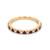 18ct Yellow Gold 0.25ct Ruby & 0.18ct Diamond Eternity Ring murray co jewellers belfast