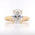 18ct Yellow Gold 2.50ct Lab Grown Oval Diamond Solitaire Ring murray co jewellers belfast engagement rings