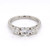 Platinum 1.52ct Round Brilliant Diamond Graduated 3 Stone Ring murray co jewellers belfast engagement rings