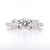 Platinum 1.52ct Round Brilliant Diamond Graduated 3 Stone Ring murray co jewellers belfast engagement rings