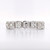 18ct White Gold 1.05ct Bezel Set Diamond 7 Stone Ring murray co jewellers belfast eternity rings