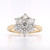 14ct Yellow Gold 1.25ct Diamond 7 Stone Daisy Style Cluster Ring murray co jewellers belfast engagement rings