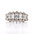 14ct White Gold 1.40ct Diamond Boat Style Cluster Ring murray co jewellers belfast engagement rings
