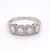18ct White Gold 0.62ct Diamond 4 Stone Style Cluster Ring murray co jewellers belfast eternity rings
