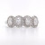 18ct White Gold 0.62ct Diamond 4 Stone Style Cluster Ring murray co jewellers belfast eternity rings