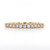 18ct Yellow Gold 0.28ct Diamond Claw Set Wedding Ring murray co jewellers belfast wedding rings