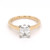 18ct Yellow Gold 1.00ct Radiant Diamond Solitaire Ring murray co jewellers belfast engagement ring