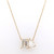 18ct Yellow Gold 2.07ct Lab Grown Pear & Emerald Cut Diamond Pendant murray co jewellers belfast