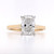 18ct Yellow Gold 2.01ct Lab Grown Elongated Cushion Diamond Ring murray co jewellers belfast engagement rings