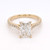 18ct Yellow Gold 2.38ct Lab Grown Radiant Diamond Solitaire Ring murray co jewellers belfast engagement rings