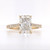 18ct Yellow Gold 2.38ct Lab Grown Radiant Diamond Solitaire Ring murray co jewellers belfast engagement rings