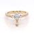 18ct Yellow Gold 2.30ct Lab Grown Pear Diamond Solitaire Ring murray co jewellers belfast engagement rings