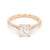 18ct Yellow Gold 1.27ct Lab Grown Radiant Diamond Solitaire Ring murray co jewellers belfast engagement rings