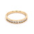18ct Yellow Gold 0.33ct Diamond Channel Set Wedding Ring murray co jewellers belfast wedding rings eternity rings