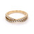 18ct Yellow Gold 0.41ct Diamond Cross Over Wedding Ring murray co jewellers belfast wedding rings eternity rings