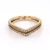 18ct Yellow Gold 0.22ct Diamond Claw Set Double Row Wedding Ring murray co jewellers belfast
