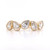 9ct Yellow Gold 1.00ct Lab Grown Pear Diamond 5 Stone Ring murray co jewellers belfast eternity rings