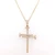 18ct Yellow Gold 0.37ct Diamond Nail Cross Pendant murray co jewellers belfast diamond pendants