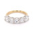18ct Yellow Gold & Platinum 2.00ct Lab Grown Diamond 5 Stone Ring murray co jewellers belfast eternity rings