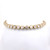 9ct Yellow Gold 7.86ct Lab Grown Diamond Rub Over Tennis Bracelet murray co jewellers belfast bracelets