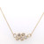 9ct Yellow Gold 0.77ct Lab Grown Mixed Cut Diamond Necklace murray co jewellers belfast