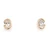 9ct Yellow Gold 1.05ct Lab Grown Oval Diamond Solitaire Earrings murray co jewellers belfast
