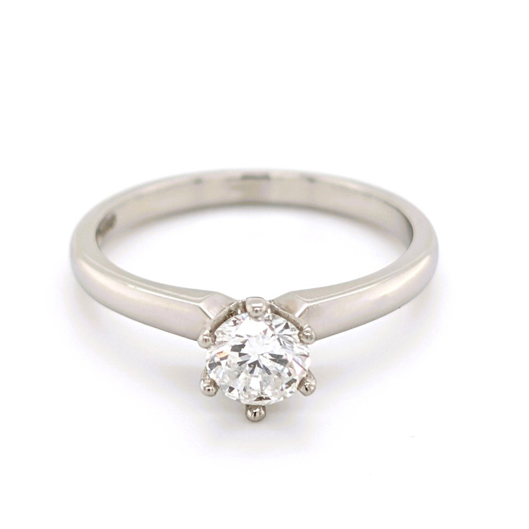 Platinum 0.52ct 6 Claw Diamond Solitaire Ring diamond ring engagement ring belfast wedding ring eternity ring diamond jewellery