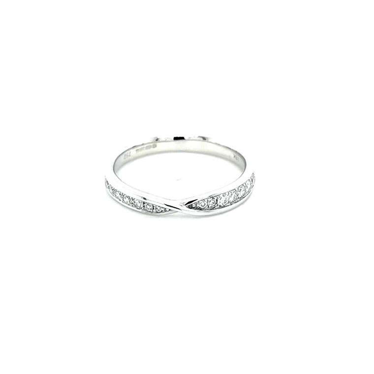 18ct White Gold 0.20ct Channel Set Diamond Wedding Ring diamond ring engagement ring belfast wedding ring eternity ring diamond jewellery