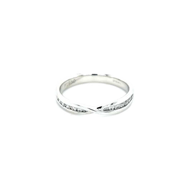 Platinum 0.21ct Channel Set Bow Tie Diamond Wedding Ring diamond ring engagement ring belfast wedding ring eternity ring diamond jewellery