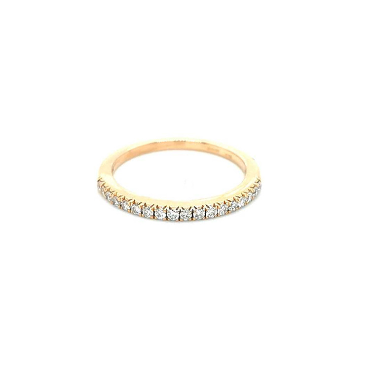 18ct Rose Gold 0.25ct Diamond Claw Set Wedding Ring diamond ring engagement ring belfast wedding ring eternity ring diamond jewellery