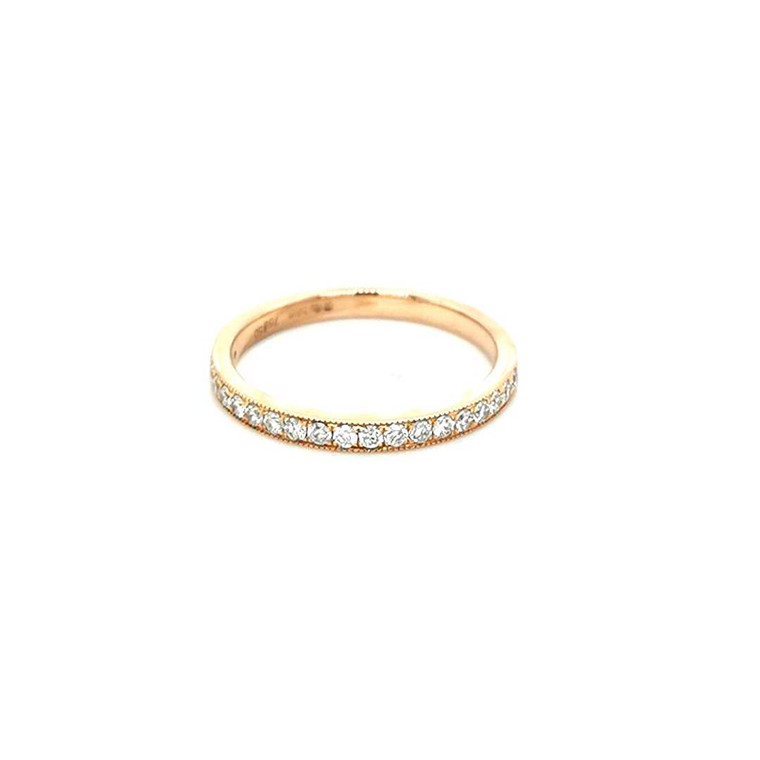 18ct Rose Gold 0.26ct Diamond Wedding Ring diamond ring engagement ring belfast wedding ring eternity ring diamond jewellery