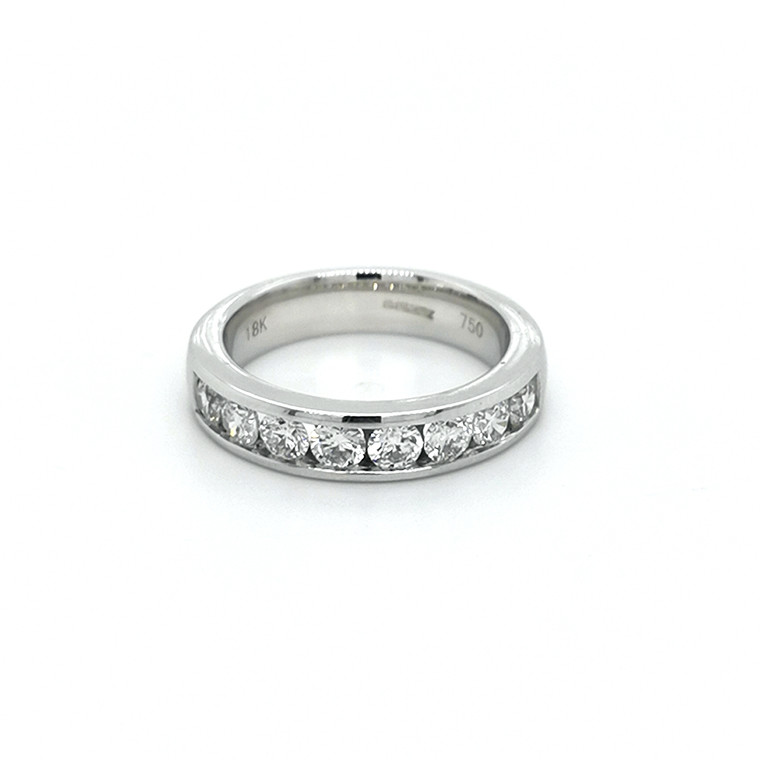 18ct White Gold 1.08ct Diamond Wedding Ring murray co jewellers belfast