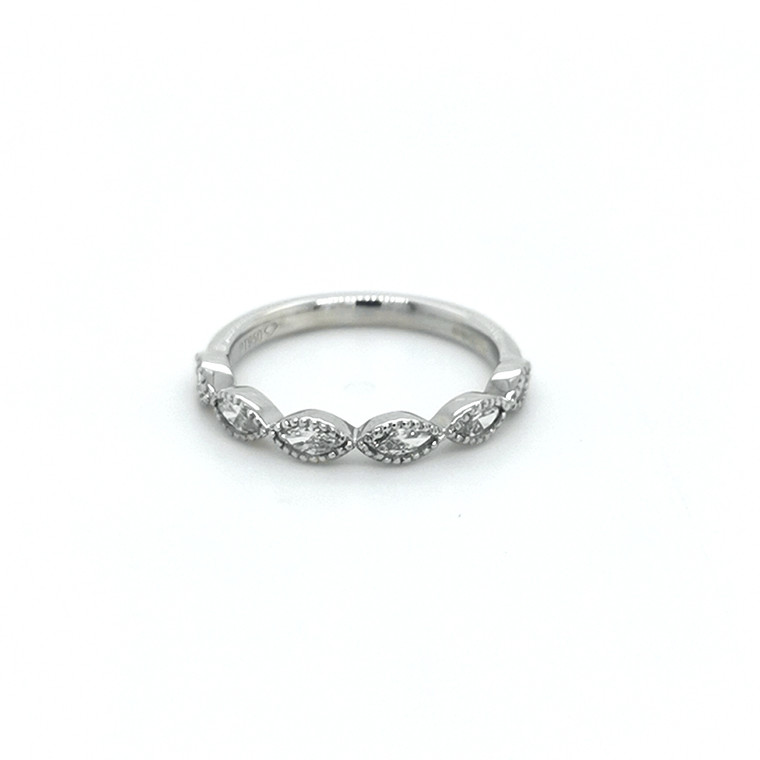 Platinum 0.40ct Diamond Milgrain Edged Marquise Wedding Ring murray co jewellers belfast