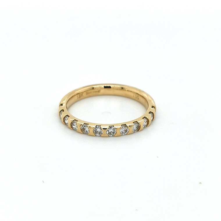 18ct Yellow Gold 0.51ct Diamond Wedding Ring murray co jewellers belfast
