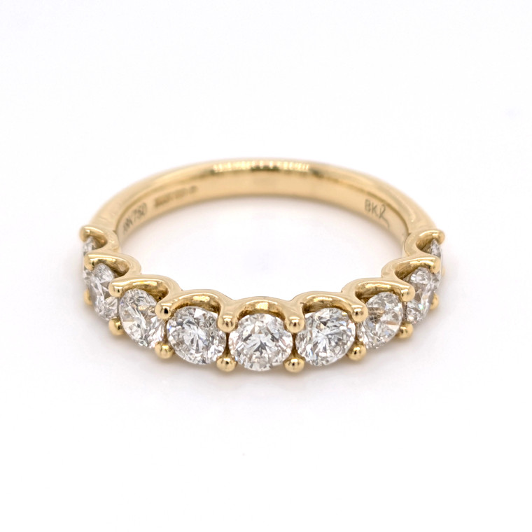 18ct Yellow Gold 1.50ct Claw Set Diamond Wedding Ring murray co jewellers belfast wedding rings eternity rings