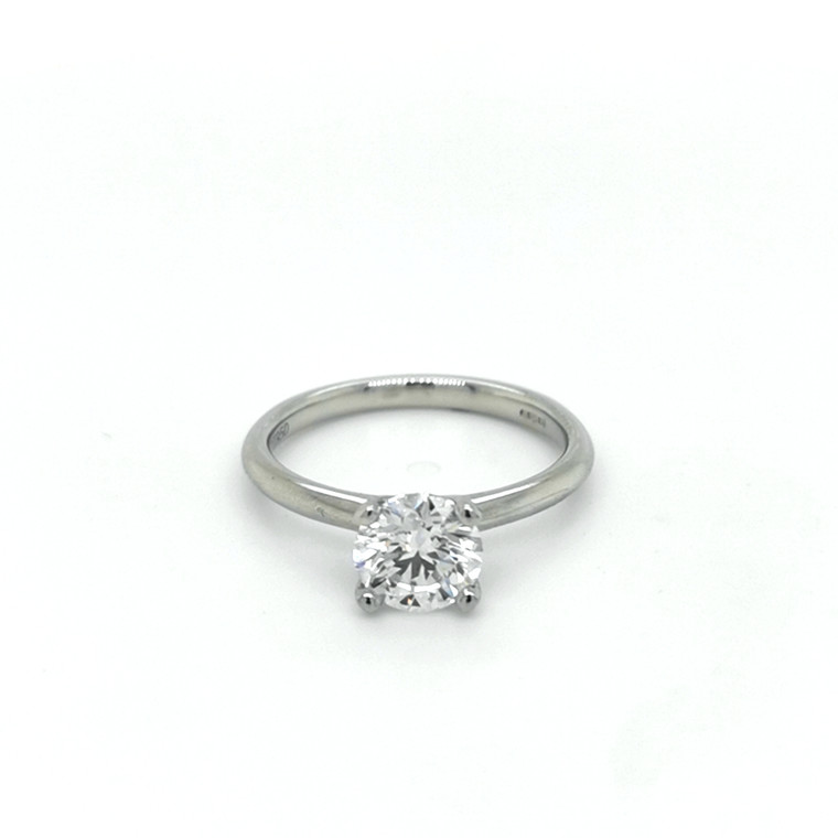 Platinum 1.20ct Lab Grown Round Brilliant Diamond Solitaire Ring murray co jewellers belfast