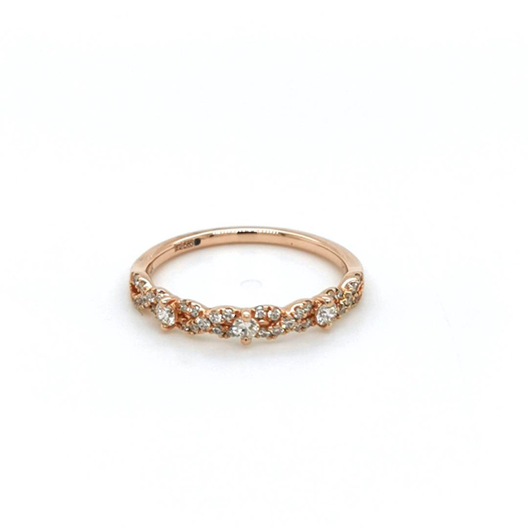 14ct Rose Gold 0.33ct Diamond Eternity Ring murray co jewellers belfast