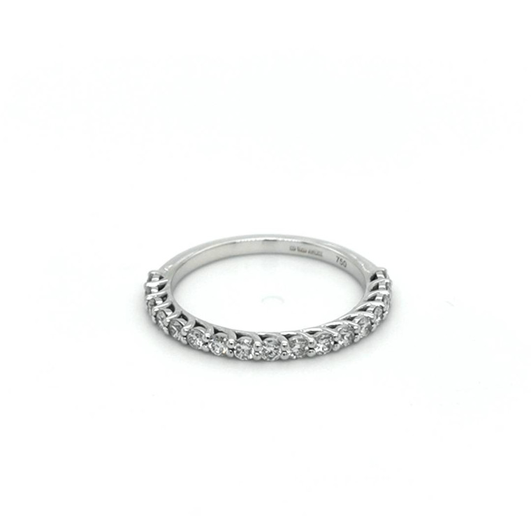 18ct White Gold 0.50ct Claw Set Diamond Wedding Ring murray co jewellers belfast