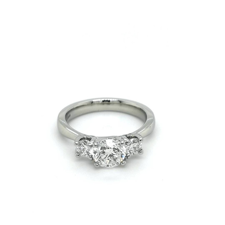 Platinum 1.34ct Diamond 3 Stone Engagement Ring murray co jewellers belfast