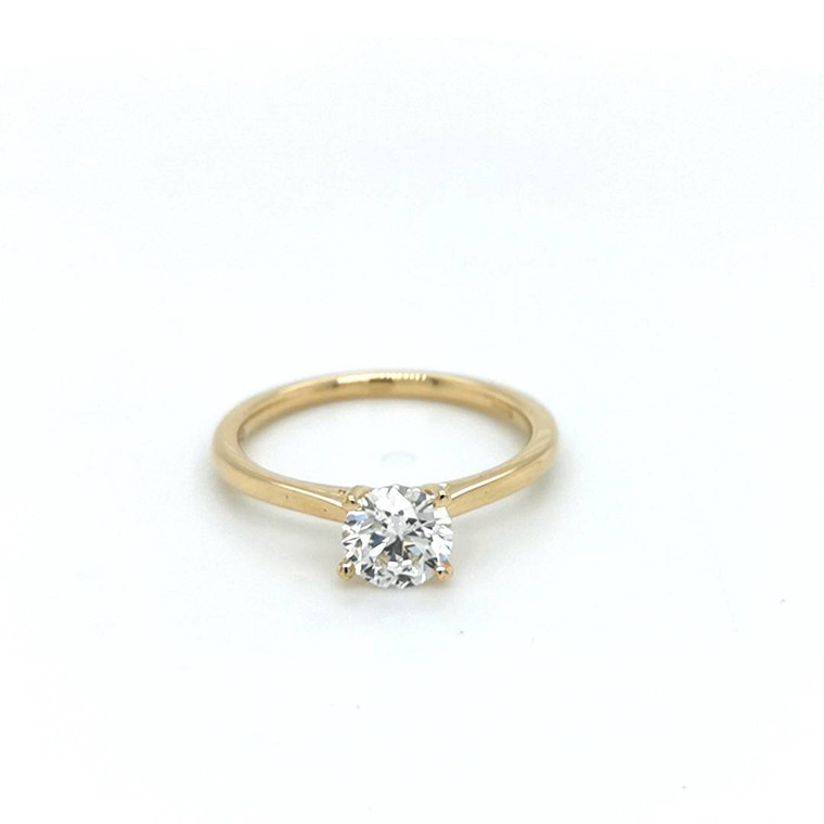 18ct Yellow Gold 0.81ct Lab Grown Diamond Solitaire Ring murray co jewellers belfast