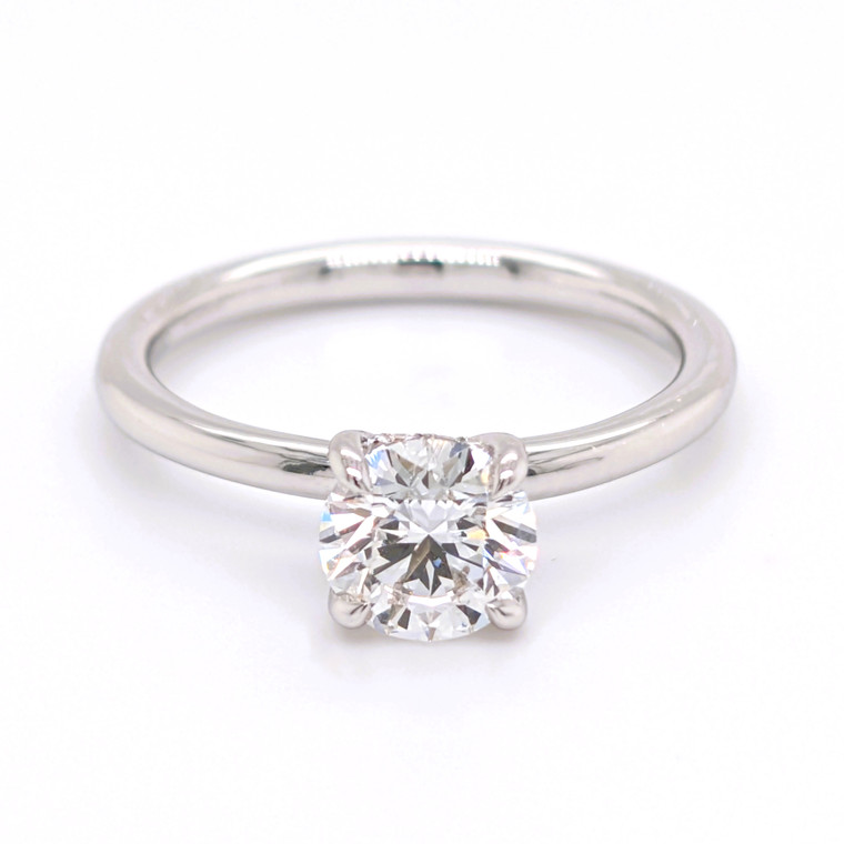 18ct White Gold 1.05ct Lab Grown Round Brilliant Diamond Solitaire Ring murray co jewellers belfast engagement rings